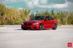 BMW M3 Sedan on Vossen Wheels (VFS4) 2017 года